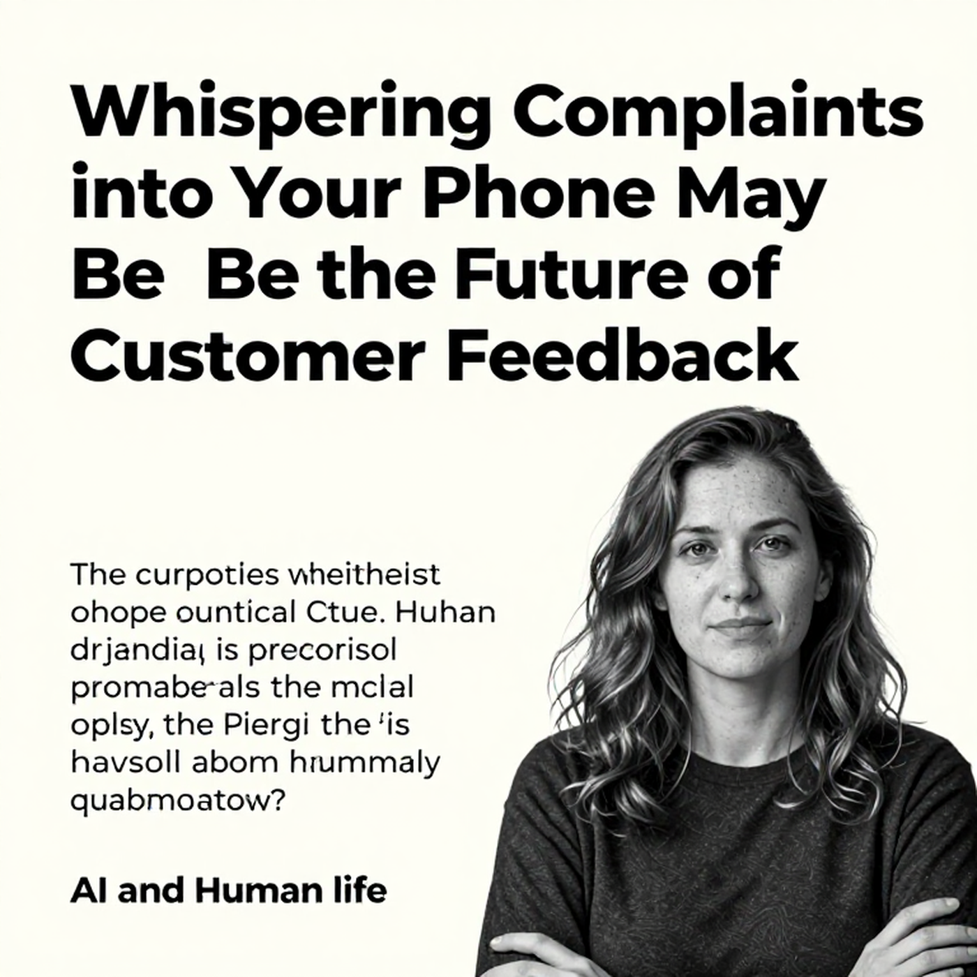 Whispering Complaints: Will Voice Feedback Give Us a Say or Just More Data? episode artwork