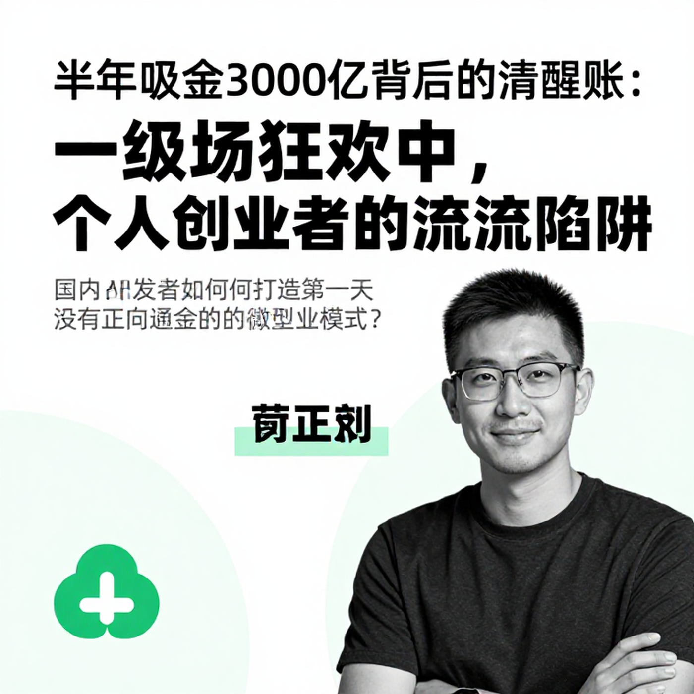 Whose 300 Billion? The AI Funding Frenzy and the Solo Builder's Cash-Flow Trap episode artwork